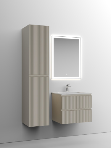 Тумба под раковину Sancos SNOB T SNT60CE 59х45х50 подвесная цвет бежевый - фото 3